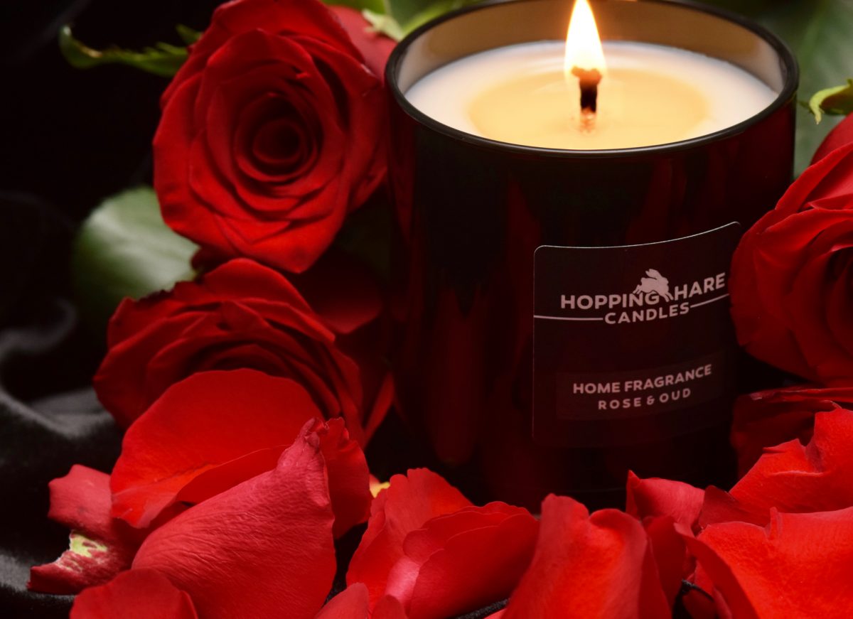 rose candle